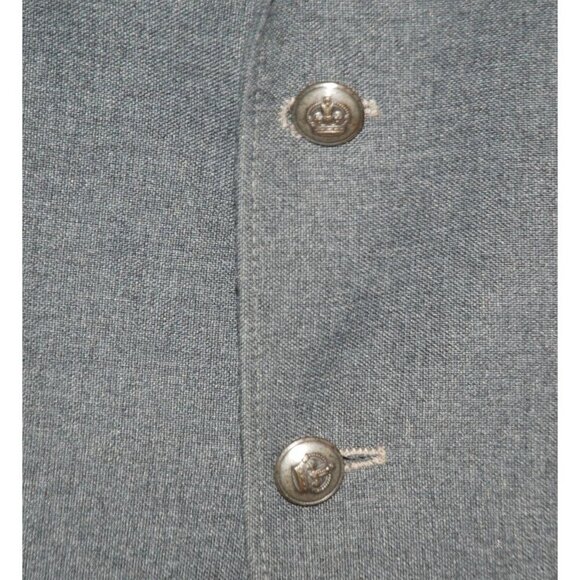 Vintage Style Edgeworth Gray Blazer Sport Coat Jacket Size 42R Double Buttons - Picture 3 of 10